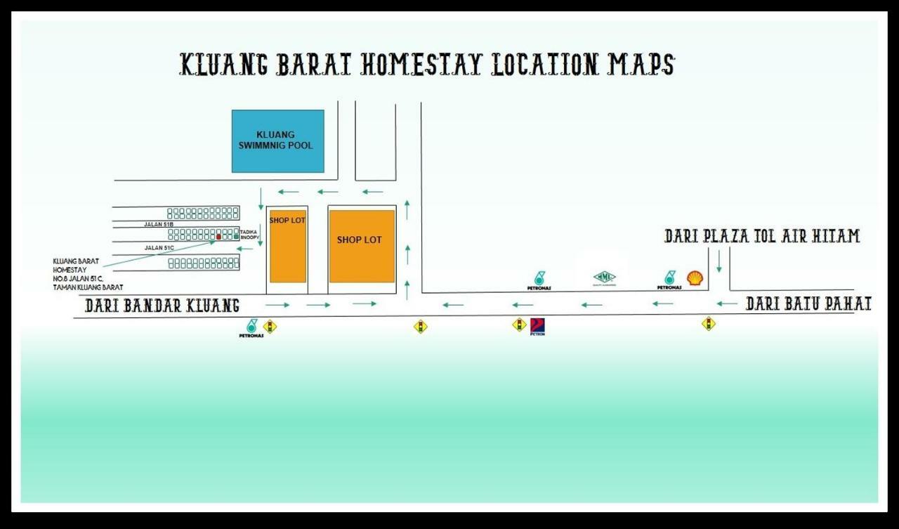 Kluang Barat Homestay Екстериор снимка